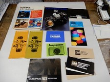Olymous OM-2 Manual and Many Awesome OM System Sales Brochures