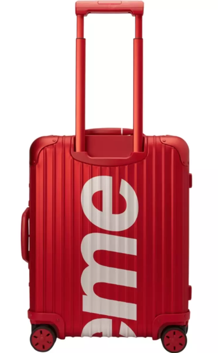 NEW Supreme RIMOWA Topas Multiwheel 45L Red SS18 box logo carry-on