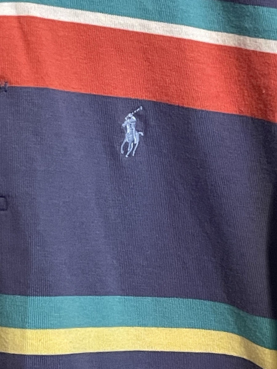 80〜90’s “Polo by Ralph Lauren” USA製 Polo Ralph Lauren Polo Shirt VTG 80s 90s Orange with Green