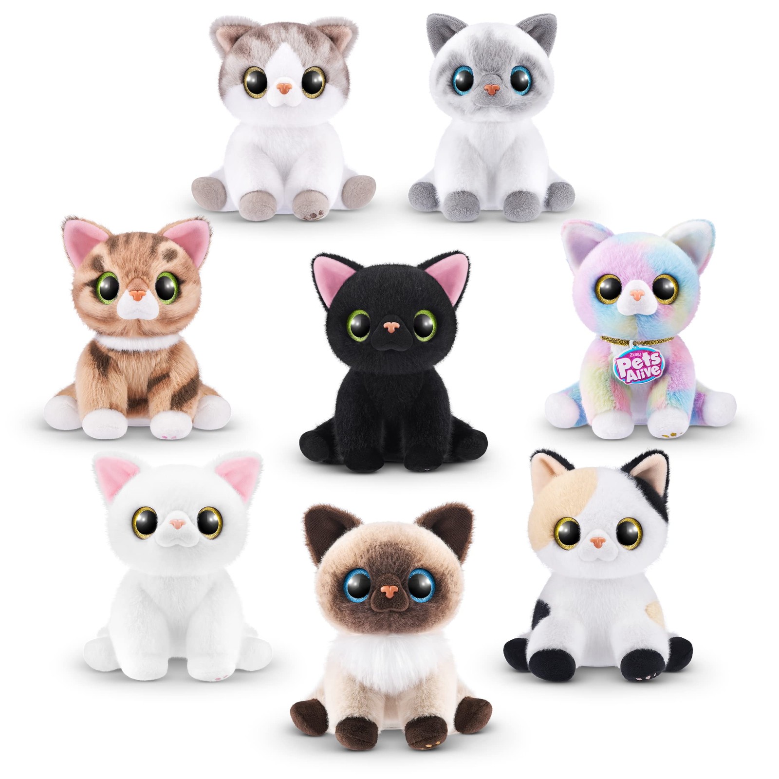 Smitten Kittens Surprise (Bombay Cat Lucky) by ZURU Nurture Play Soft Toy Unb...