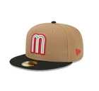 New Era Mexico WBC Khaki / Black 59fifty Men's Fitted Hat