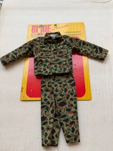 GI JOE HASBRO ANNIVERSARY MARINE CAMO UNIFORM SET NEW CONDITION