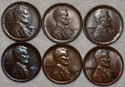 6x AU-UNC Lincoln Cents, 1915-P, 1916-P, 1916-D, 1934-P, 1936-P, & 1937-P
