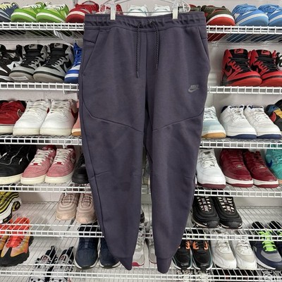 Nike Tech Fleece Jogger Pants Dark Purple Blue Men s Size L
