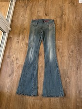 Miss Sixty womens 90s Y2K vintage Flared Boot...