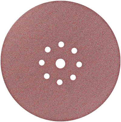 B-68557 9'' round Abrasive Disc, Hook & Loop, 120 Grit, 25/Pk