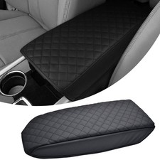 Center Console Armrest Lid Cover Pad Black For 2011-2014 Ford Edge Accessories
