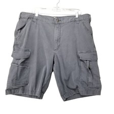 Carhartt Shorts Mens 42 Gray Canvas High Rise Relaxed Fit Cargo Workwear