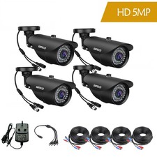 2MP Home Outdoor Security CCTV Surveillance Bullet Camera Night vision BNC Cable