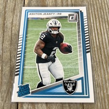 2025 Panini Donruss #305 Ashton Jeanty (RC) - Rates Rookie - Las Vegas Raiders