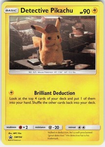 pokemon the movie pikachu card Detective Promo Lightning Rarity Giving away another sealed Ash's
