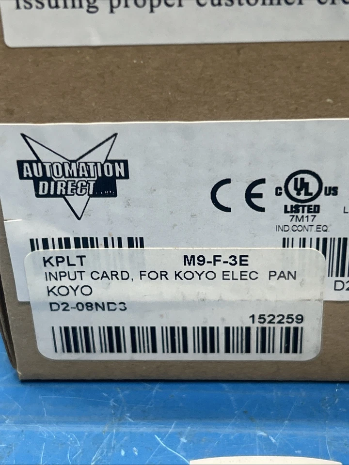 (New Sealed) Automation Direct D2-08ND3 Input Module Fast Shipping From 🇺🇸 - Image 2 of 4