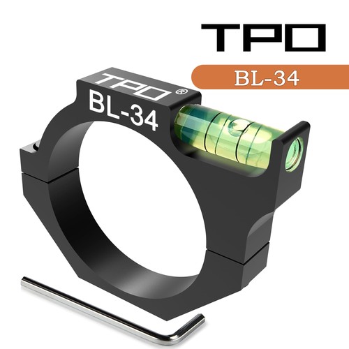 34mm Anti-Cant Scope Bubble Level for Precision Long-Range Shooting Black - Picture 2 of 6