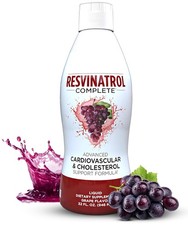 Resvinatrol Complete – 32 Fl. Oz. Liquid Resveratrol Supplement Promotes Heal...