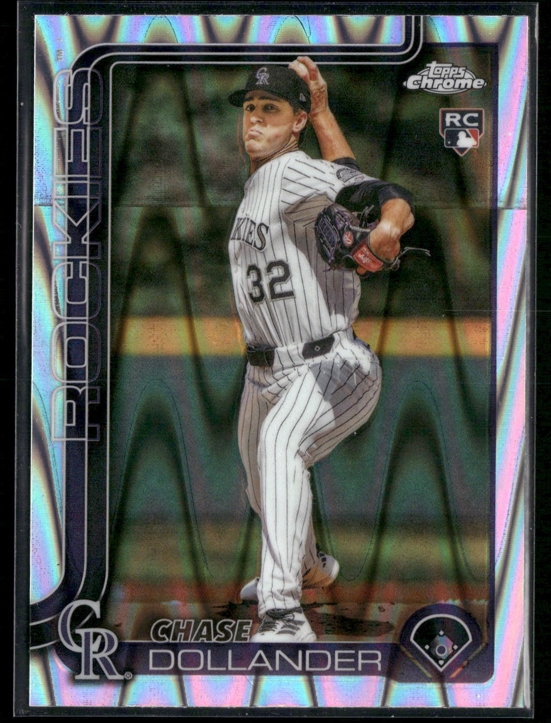 2025 Topps Chrome Update #USC18 Chase Dollander RayWave Refractor