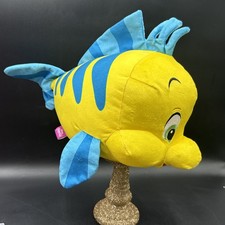 Disney Princess The Little Mermaid Flounder Just Play Plush Stuffed Animal 14"