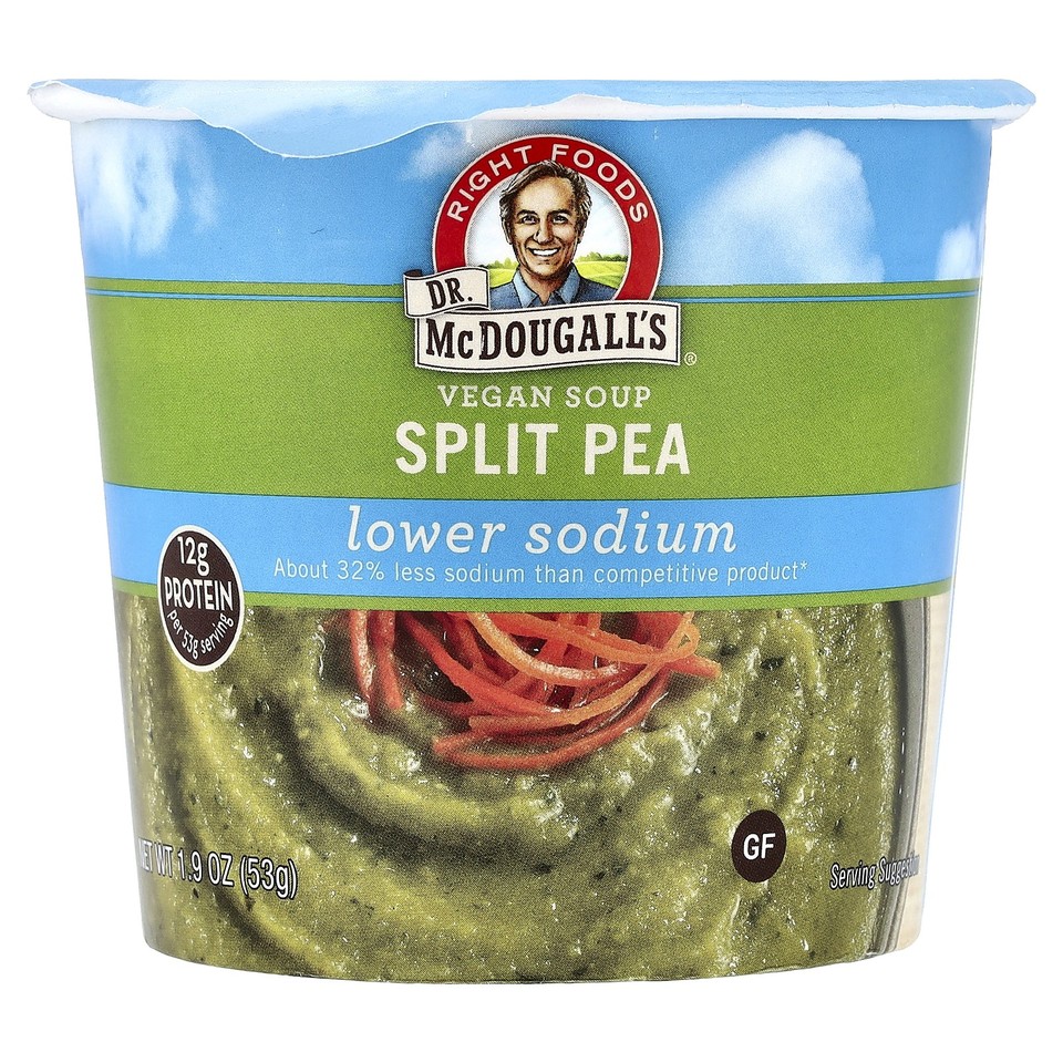 Vegan Soup Split Pea, Lower Sodium, 1.9 oz (53 g)