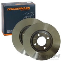 2X Denckermann Bremsscheiben 256Mm BelÜFtet Vorne Passend FüR Seat Arosa Cordoba