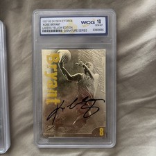 97-98 Skybox Z Force Kobe Bryant purple Signature Series 