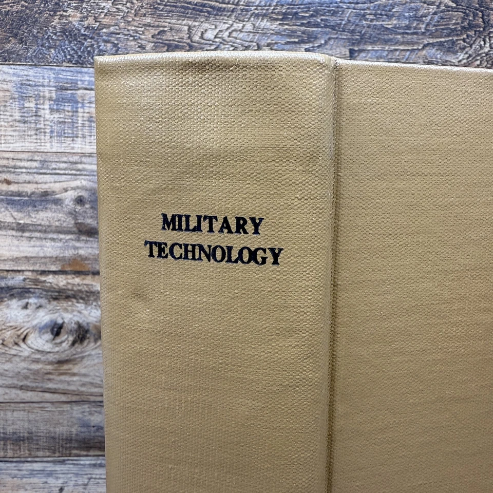Vtg Military Technology 1986 Vol 10 Issues 1-6 Hardcover Naval War College Book - Image 2 of 4