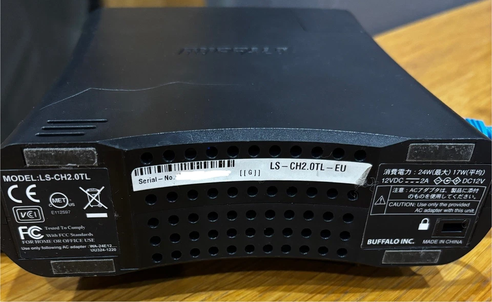 Buffalo Link Station Live LS-CH2.0TL V2 Hard Drive 2TB External NAS box - Image 2 of 4