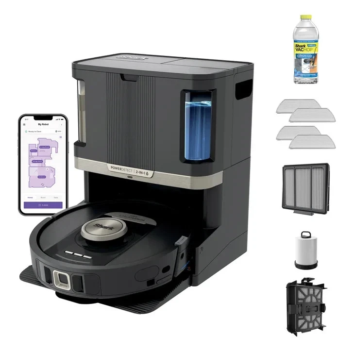 Shark PowerDetect 2-in-1 Robot Vacuum Mop NeverTouch Pro Self-Cleaning UR2850ZE
Opens in a new windo