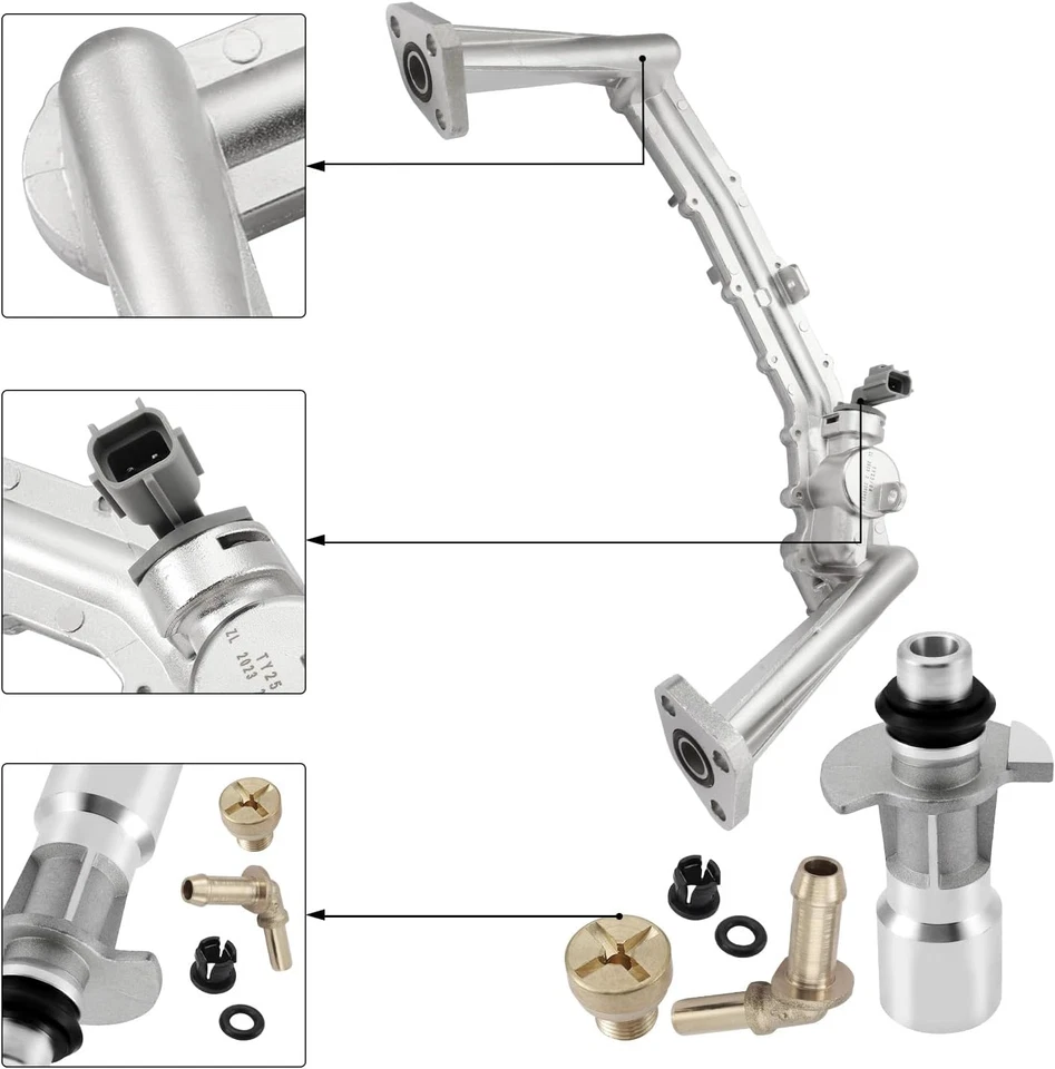 (Pieza OEM) LR090630 Kit de sistema de tubería de agua refrigerante (solo apto para 3,0 L) para 2010-2021  Foto 2 de 4