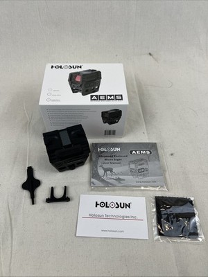 Holosun AEMS-221301 Green Dot Sight 2 MOA/65MOA Circle/ 2 MOA Dot And 65 MOA Cir
