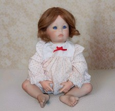 Porcelain Doll "Baby Bailey" red hair ginger by Rubert The Doll Artworks 1994 90