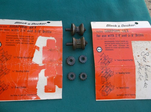 2 Sets of Black & Decker 70-970 Shaping Sets