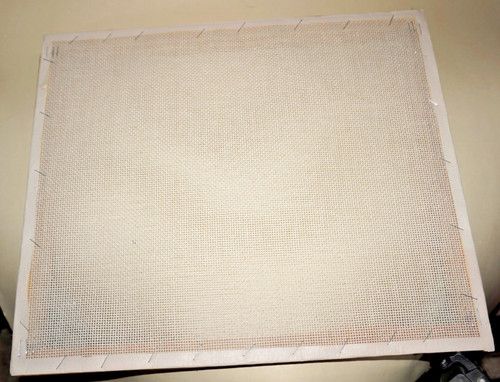 14" x 15" and 12" x 14", Unbranded, 14 Mesh, Cotton, Mounted, Needlepoint Canvas