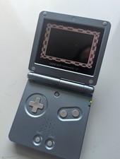 Nintendo Game Boy Advance SP Console AGS-101 Pearl Blue Tested GBA