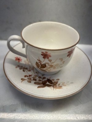 Noritake Outlook Bone China, Lot of 3 Footed Cups and 3 Saucers, New Never Used