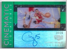 2014-15 Gala Cuttino Mobley Cinematic Signatures Jade On Card Autograph 14/25
