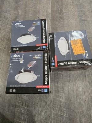 Juno Contractor Select WF6 ADJ 6 in. Slim Canless LED White Recessed Light 3pk 