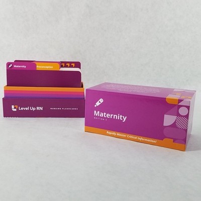 Level Up RN Maternity Edition 3 Nursing Flashcards Essential Student