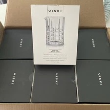 Viski Crystal Mixing Glass, 550 Milliliter, Bar, Mixed Drinks