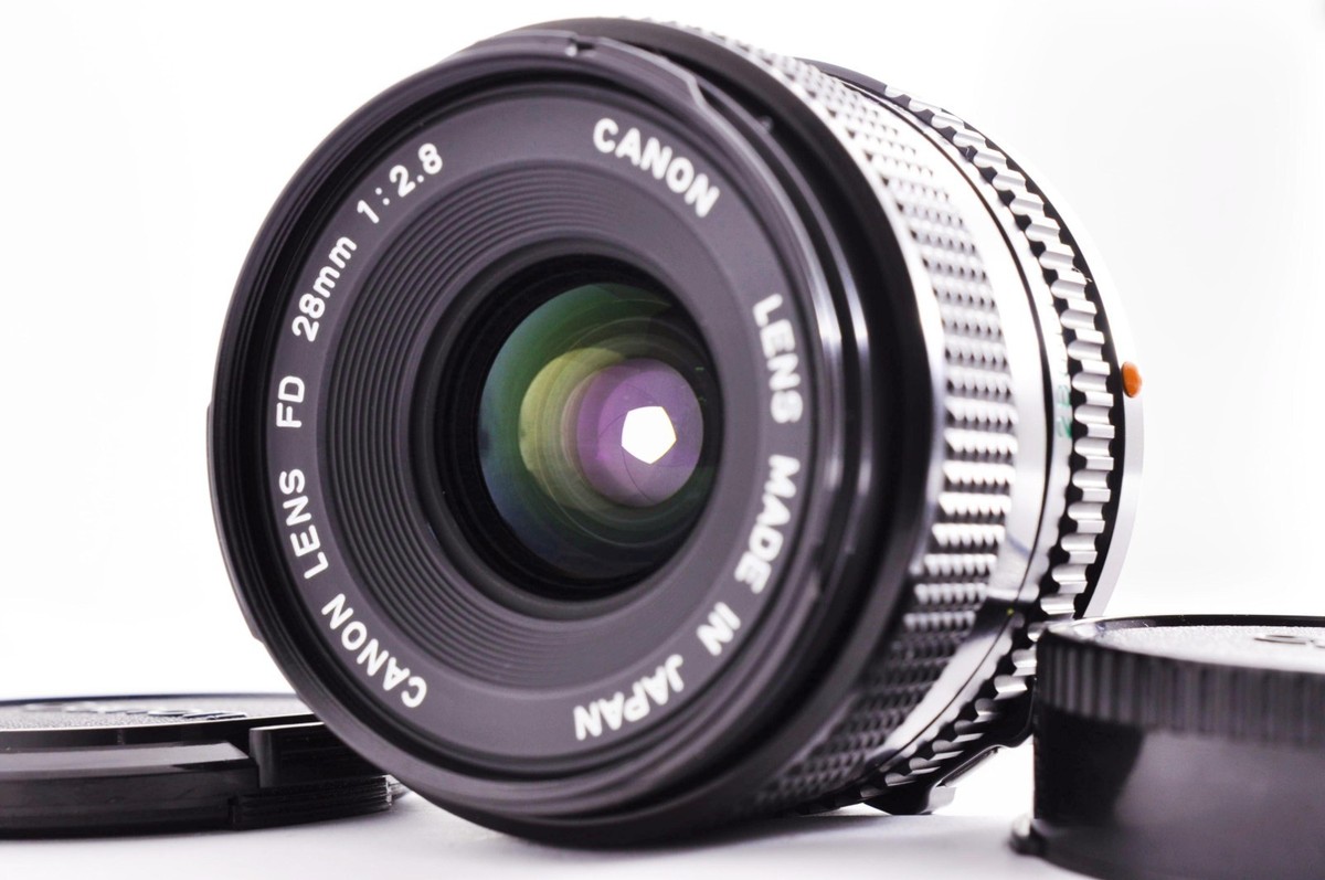 Canon NEW FD NFD 28mm f/2.8 広角 MF レンズ MINT ] Canon New FD NFD 28mm f/2.8 MF Wide Angle Lens FD From
