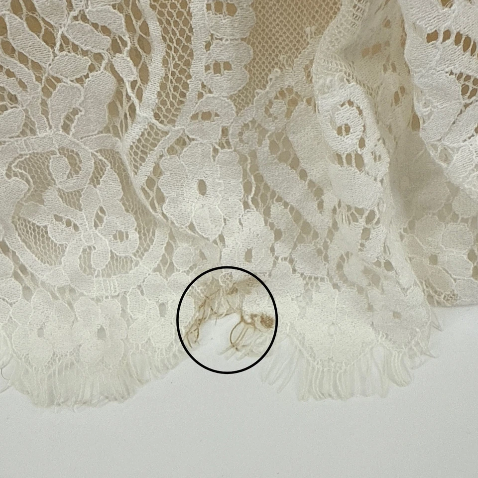 Baltic Born Caroline Lace Maxi Dress Off Shoulder Bohemian Off White Large - Image 4 of 4