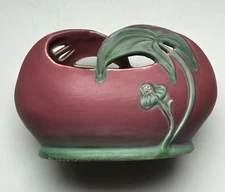 Vintage Weller Art Pottery Tutone Art Deco Vase 1920's 1930's