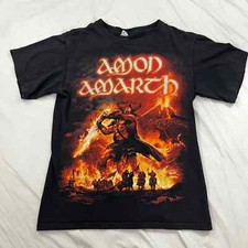 Amon Amarth Sultur Rishing Tour USA 2011 Men's Size Small Black
