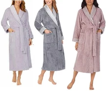 Carole Hochman Women's Textured Soft Plush Wrap Robe