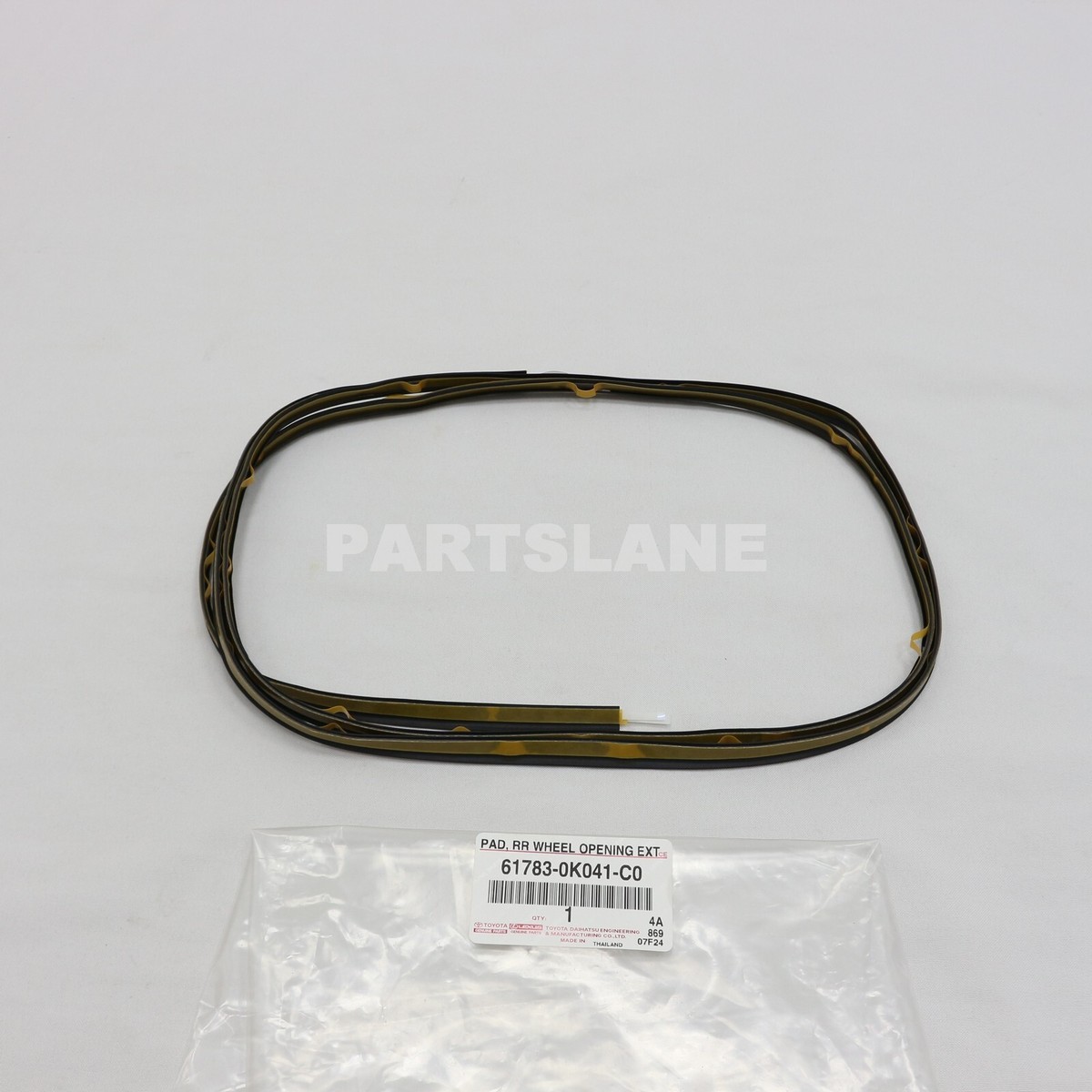 61783-0K041-C0 Toyota OEM Genuine PAD, REAR WHEEL OPENING