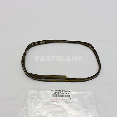 61783-0K041-C0 Toyota OEM Genuine PAD, REAR WHEEL OPENING