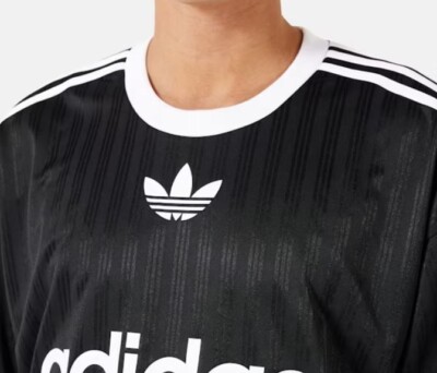 NEW MEN'S ADIDAS ORIGINALS TREFOIL POLY TEE SHIRT ~SIZE LARGE