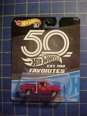 HOT WHEELS 50 YEARS FAVORITES '78 LIL RED EXPRESS DODGE