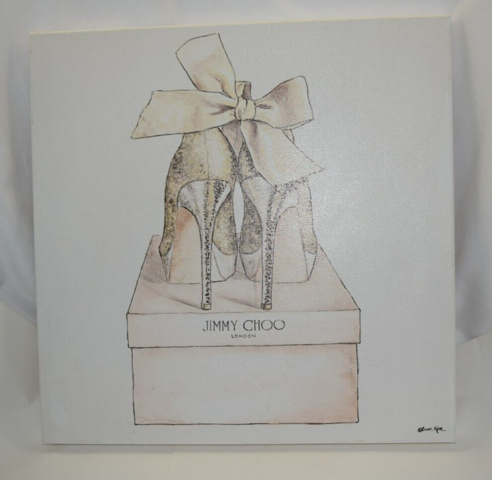 OLIVER GAL CANVAS ART CHANEL 'MY ROMANTIC PAIR' PRINTED WALL ART