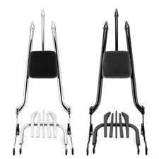 MOFUN Backrest Sissy Bar / Luggage Rack For Harley 09-25 Road Glide Street Glide