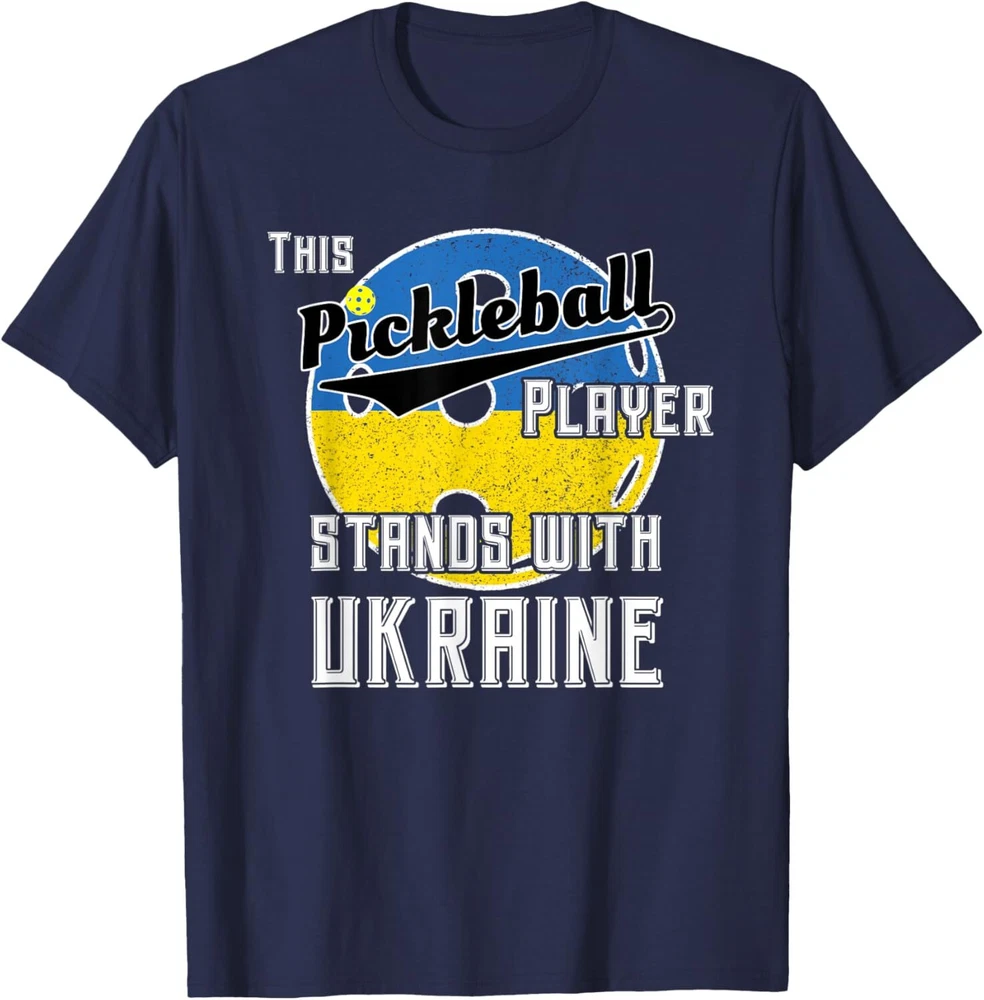 Pickleball Player Support Ukraine Play Sport Not War T-Shirt Hoodie