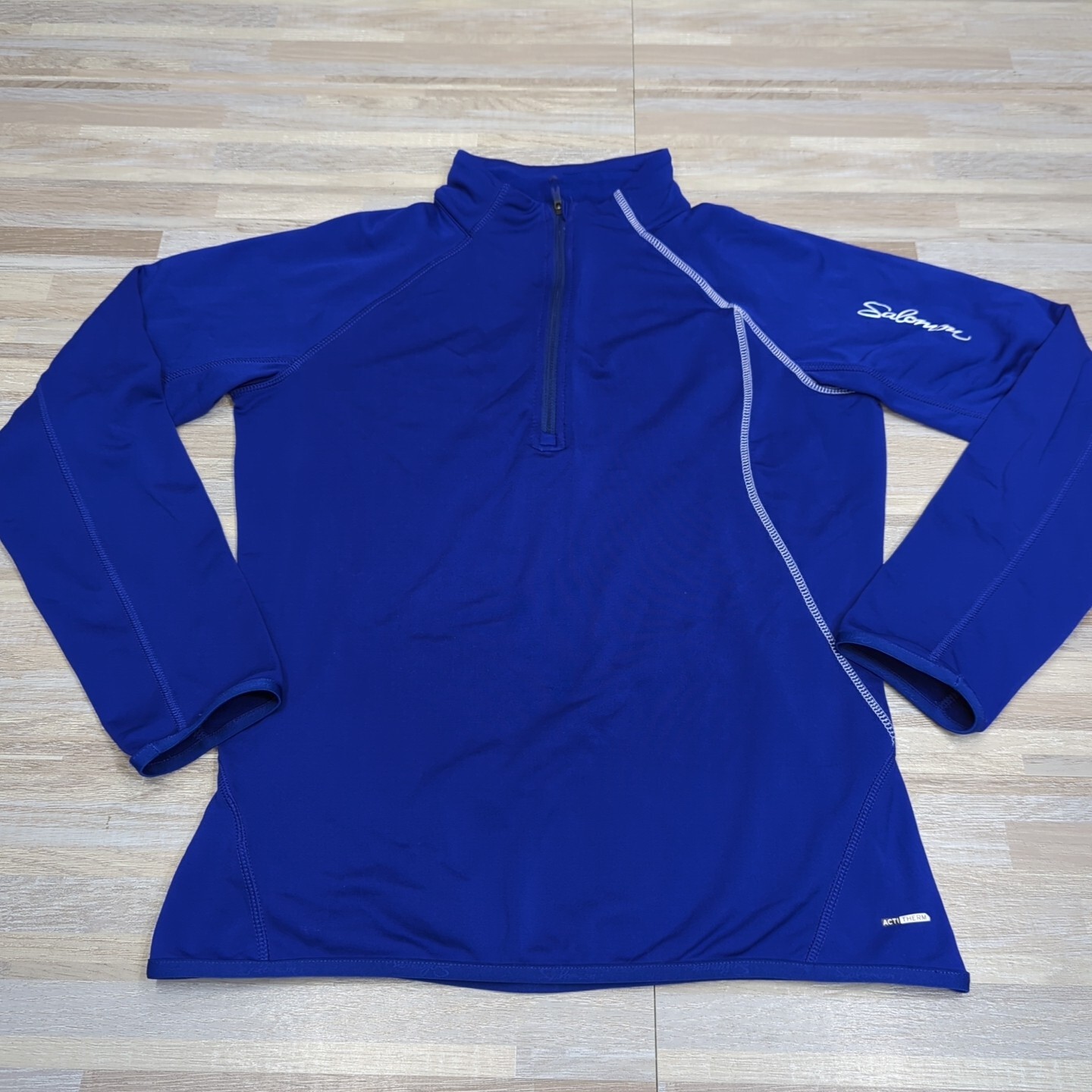 Salomon ActiTherm pullover 1 4 donna manica lunga media camicia da corsa